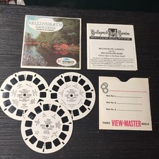 Vintage View-Master 3-Reel Set Bellingraph Gardens Mobile Alabama Complete A262