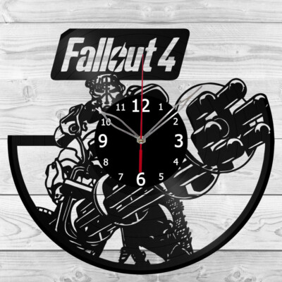 Vinyl Clock Fallout 4 Vinyl Record Wall Clock Home Art Decor Handmade 6282