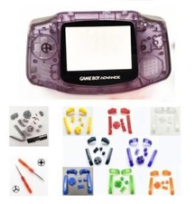GBA Nintendo Game Boy Advance ATOMIC PURPLE Replacement Housing SHELL BUTTONS
