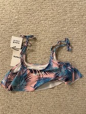 Hurley Girls Pink 2PC Pool Bikini Top Swimsuit S BHFO 3095