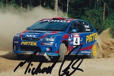 Michael Guest WRC & ARC Rally driver 6x4 Autographed photo Ford