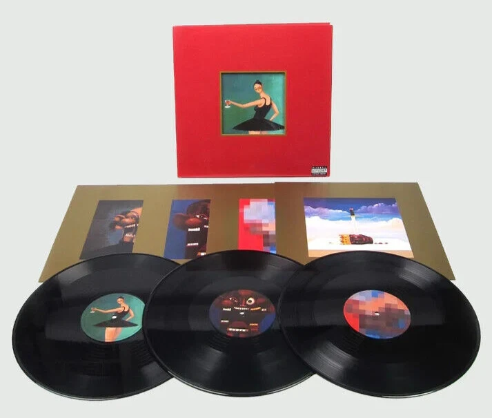 Kanye West: My Beautiful Dark Twisted Fantasy 3X Vinyl LP. The College Dropout. Foto 3 de 4