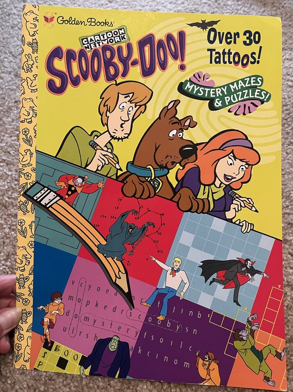 Unused Vintage 2000 Scooby-Doo Mystery & Mazes Coloring Book Activity Book
