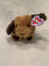 Puffkins Fetch the Dog 4.5" Beanbag Plush- PVC PELLETS- VINTAGE 1994