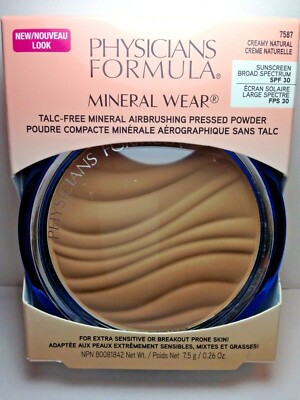 Physicians Formula Mineral Wear Airbrushing Pressed Powder ,Creamy Natural #7587