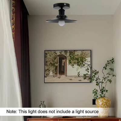 Industrial Ceiling Light Farmhouse Chandelier Pendant Lamp Fixture Loft Rustic