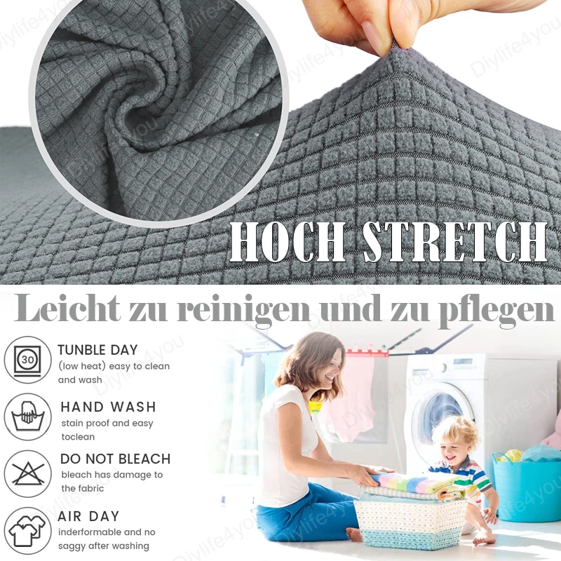 1/2/3/4 Sitzer Stretch Sofabezug Sofa Überzug Ecksofa Abdeckung Couch Sofahusse - Bild 3 von 4