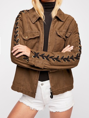 Sleeve Faye Military Jacket Size 