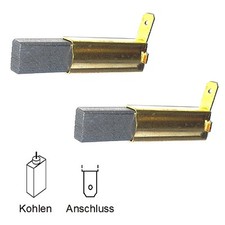 Cepillos de carbón para agitador Collomix CX 10, CX 10-A, CX 20 - 5x8x19mm (2018)