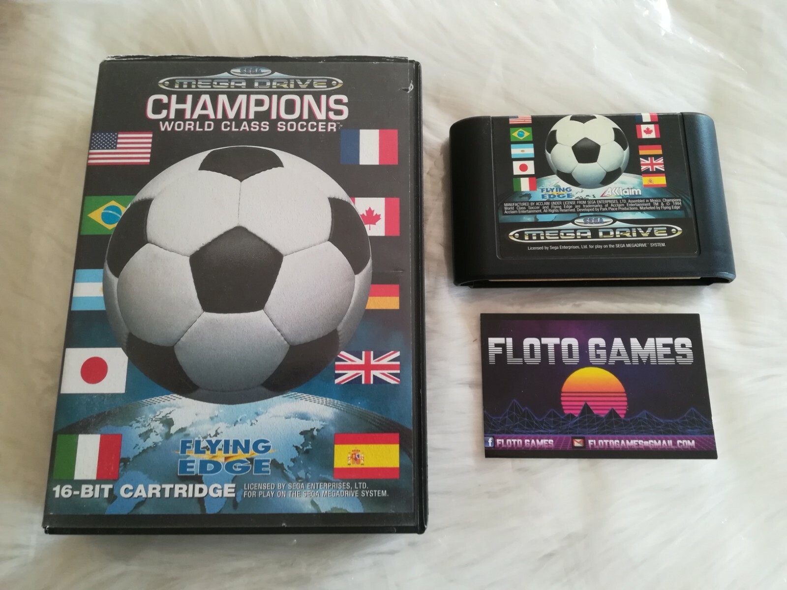 Jeu Champions World Class Soccer Sega Megadrive En Boite / Boxed - Floto Games