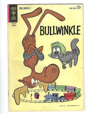 Bullwinkle #2 1963 Gold Key VG+ or better! Rocky! Boris and Natasha! Combine