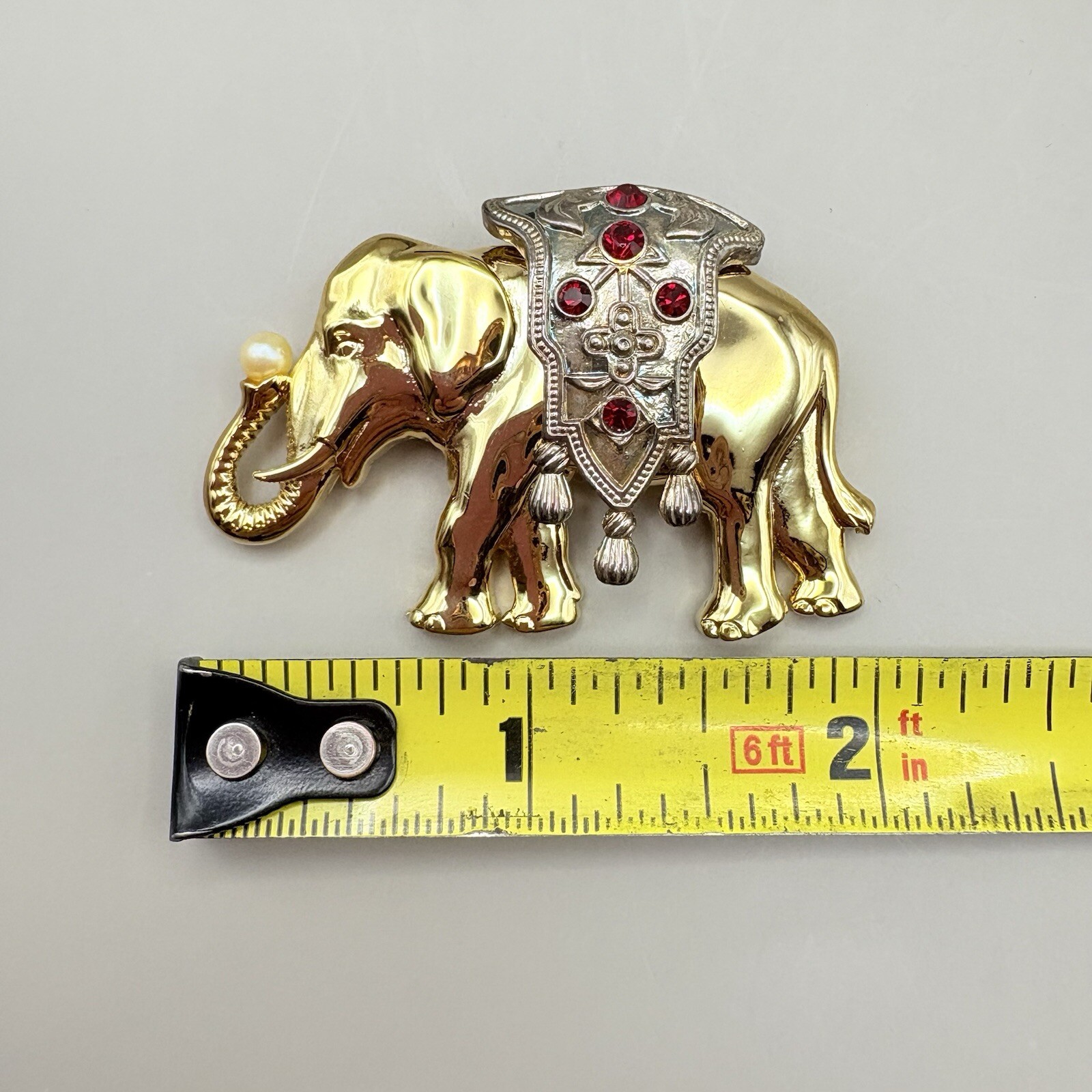 Vintage Edgar Berebi Elephant The Charm Of India 1868 Limited Edition  Brooch