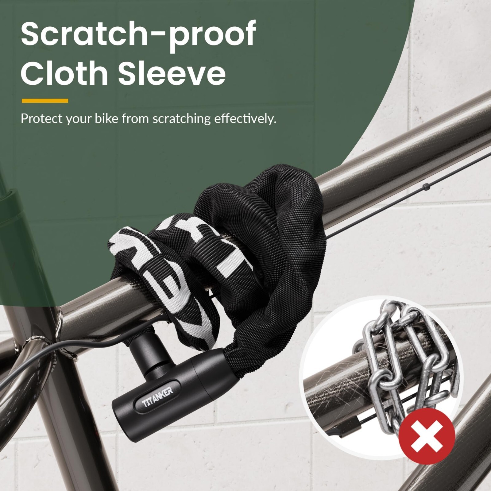 Candado Para Moto Motocicleta Bicicleta Cadena Con Lock Seguro Seguridad Chain