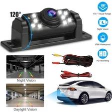 170° Lens Night Vision Backup Reversing Camera For Car DVD Rear View Parking HD