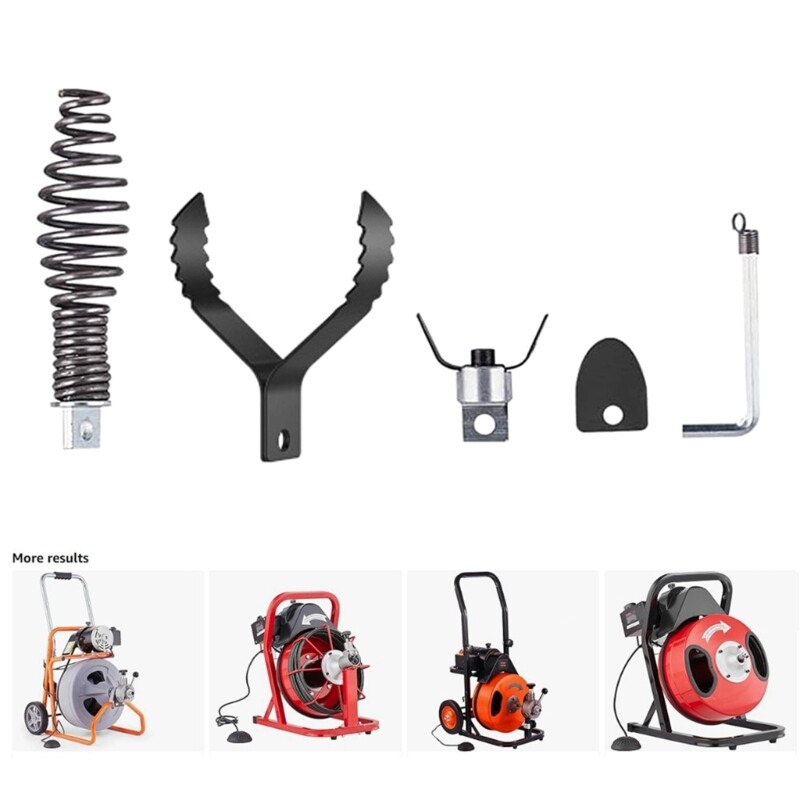 5pc Drain Auger Drain Snakes Drill Attachment Set for ,PioneerWorks Populo