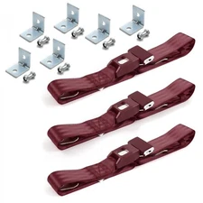  Dart 1967 - 1976 Standard 2pt BURG Lap Bench Blt Kit w/BKTS 3 Belts