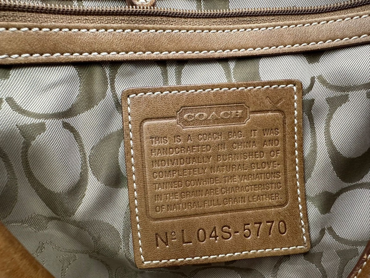 Vintage Coach Legacy Brown Leather Handbag L04S-5770 | eBay