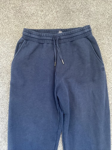 Sweaty Betty Jersey Joggers Womens Size Medium Navy Cuffed Pockets Workout - Picture 3 of 7