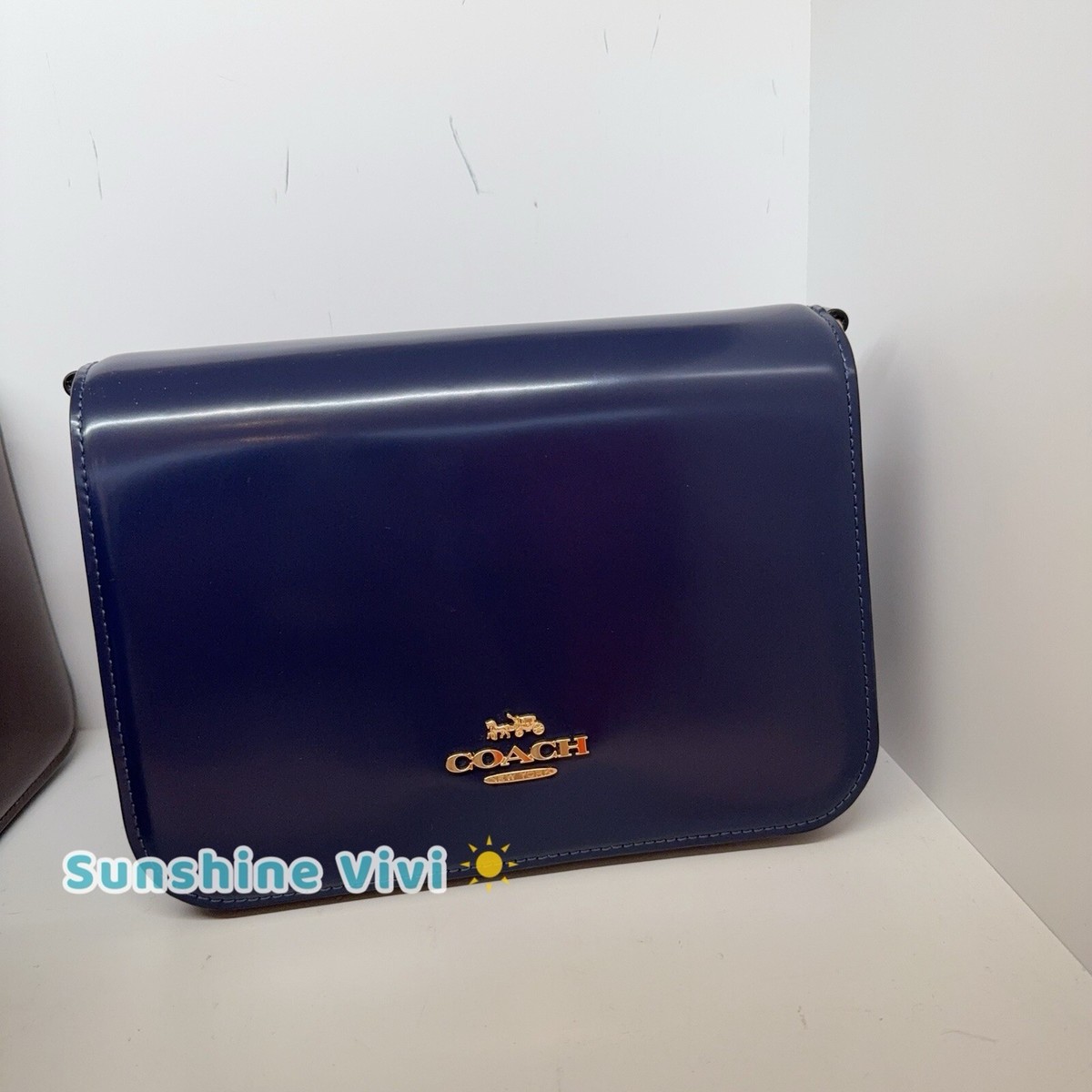 NWT Coach CY657 Spazzolato Leather Quinn Bag Crossbody Handbag