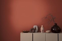 Vliestapete Struktur Textil Optik Modern Einfarbig Orange Rot 3957-95 (2,72€/1Qm