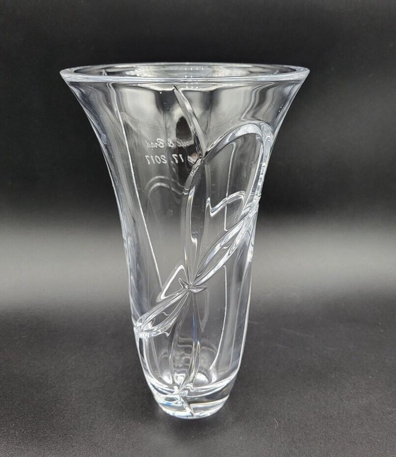 Vera Wang by Wedgwood Crystal Vase 