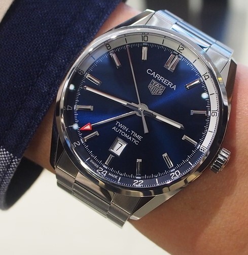 TAG Heuer Carrera Twin-Time Automatic Watch, 41 mm, Steel