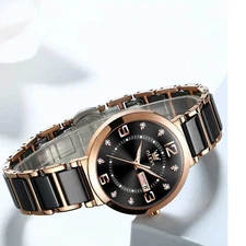 Watch Women's Quartz Ladies Women Strap Dress Tone Wristwatch