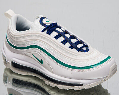 white and green air max 97