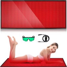 Red Infrared Light Therapy Mat Body Blanket Full Body Pad 71"x 31" 1280 LEDs New
