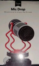 TYPO DROP MICROPHONE SET FOR VLOGGING NEW NEVER USED NO BOX IS CONTENTS ONLY