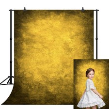 5x7Ft Retro Abstract Yellow Portrait Backdrop Photography Props Model SCO181A