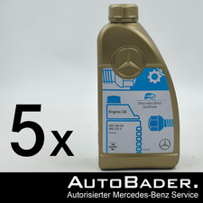 5 Liter Original Mercedes Benz PKW Motorenöl Synthetic Motoröl Öl MB 229.5 5W-40 5 Liter Original Mercedes Benz PKW Motorenöl Synthetic Motoröl Öl MB 229.5 5W-40
