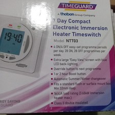 Timeguard NTT03 24 Hour/7 Day Compact Electronic Immersion Heater Timer Switch