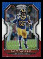 2020 Panini Prizm #229 Dante Fowler Jr. Red White Blue Atlanta Falcons