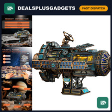 DIY 3D Wooden Space Station Puzzle Kit for Adults - Creative Model Building Toy