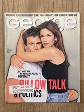 George Magazine JFK Jr September 2000 Cindy Crawford Rande Gerber Jesse Ventura