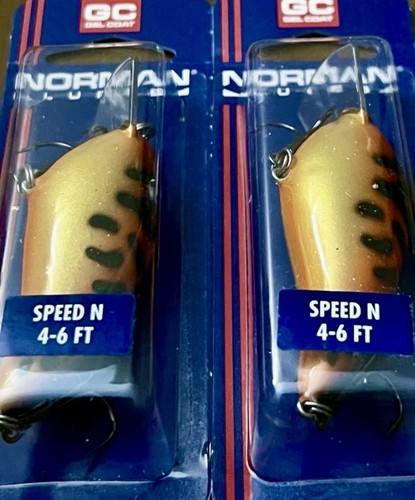 Norman Thin N Crankbait 3/8 Oz &ndash; Scegli Il Colore! Esche Da 2 A 5 Piedi