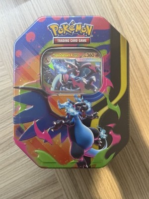 Pokémon TCG - Mega Charizard X Ex Tin - Brandneu Factory Sealed 
