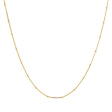 New Silpada 'Ready For Anything' Chain Necklace in Gold-Plated Silver, 16"  2"