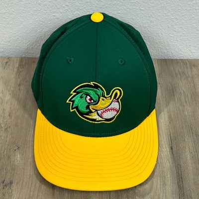 Champro Baseball Cap Unisex L-XL Green Yellow Duck Logo Ventilated CFIT Hat