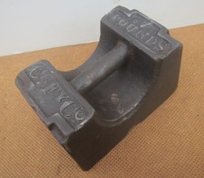 Old Cast Iron 7 Pounds Weight - CeFy Co
