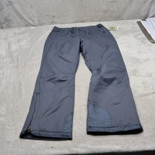 Arctix Snow Pants Women Large 12-14 Gray Insulated Winter Performance 34x31 NEW