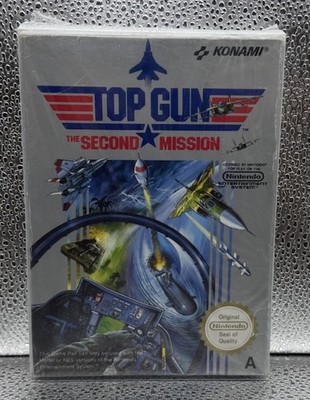 Top Gun Second Mission Nintendo NES mit Handbuch Retro PAL 1989 #0190