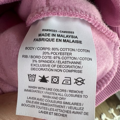 Nike Girl's Sportswear Club Fleece Oversized Full-Zip Hoodie SZ-Large Magic Pink - Picture 12 of 16