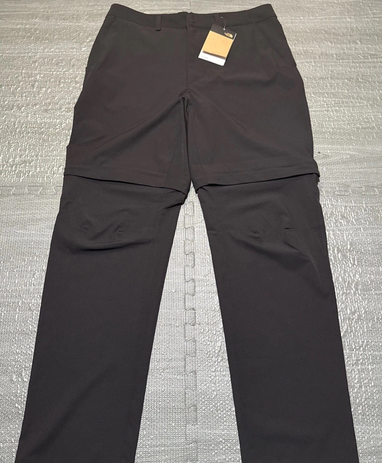 NWT The North Face Pants Paramount Convertible Hiking Mens 34 Black Outdoor Gorp