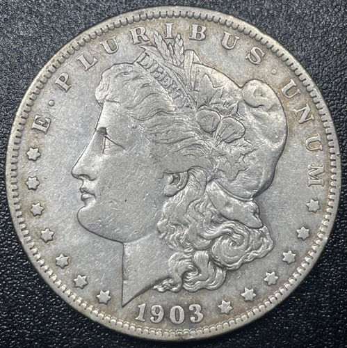1903-S Morgan Silver Dollar $1 Coin Better Date VF Details Very Fine Light Clean