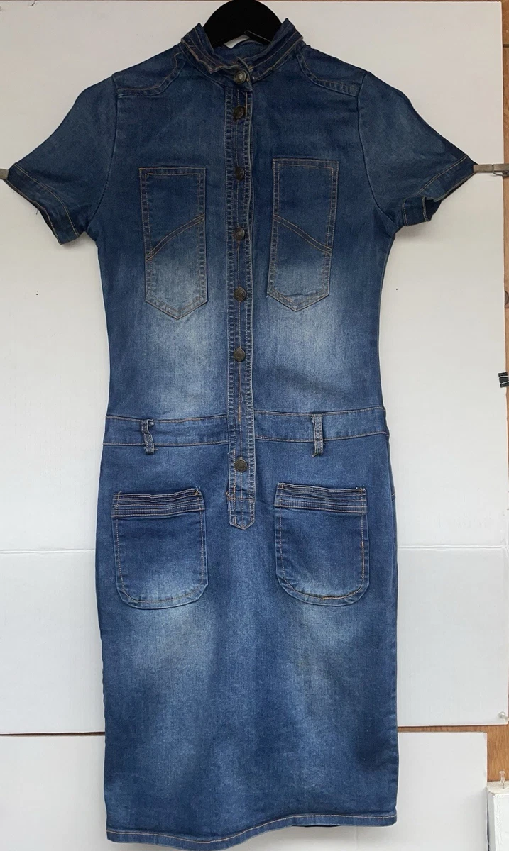 ebay ladies denim dresses Denim Long Dresses for Women for Sale