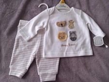 Baby Boys Pyjamas Set In Size Up to 1 Month BNWTS 
