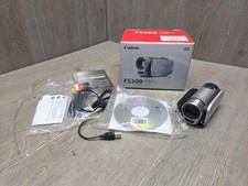 Canon FS300 SD Camcorder Silver Needs Charger