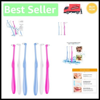 Compact 6-Piece Interdental Brush Set - Perfect for Braces and Delicate Gums